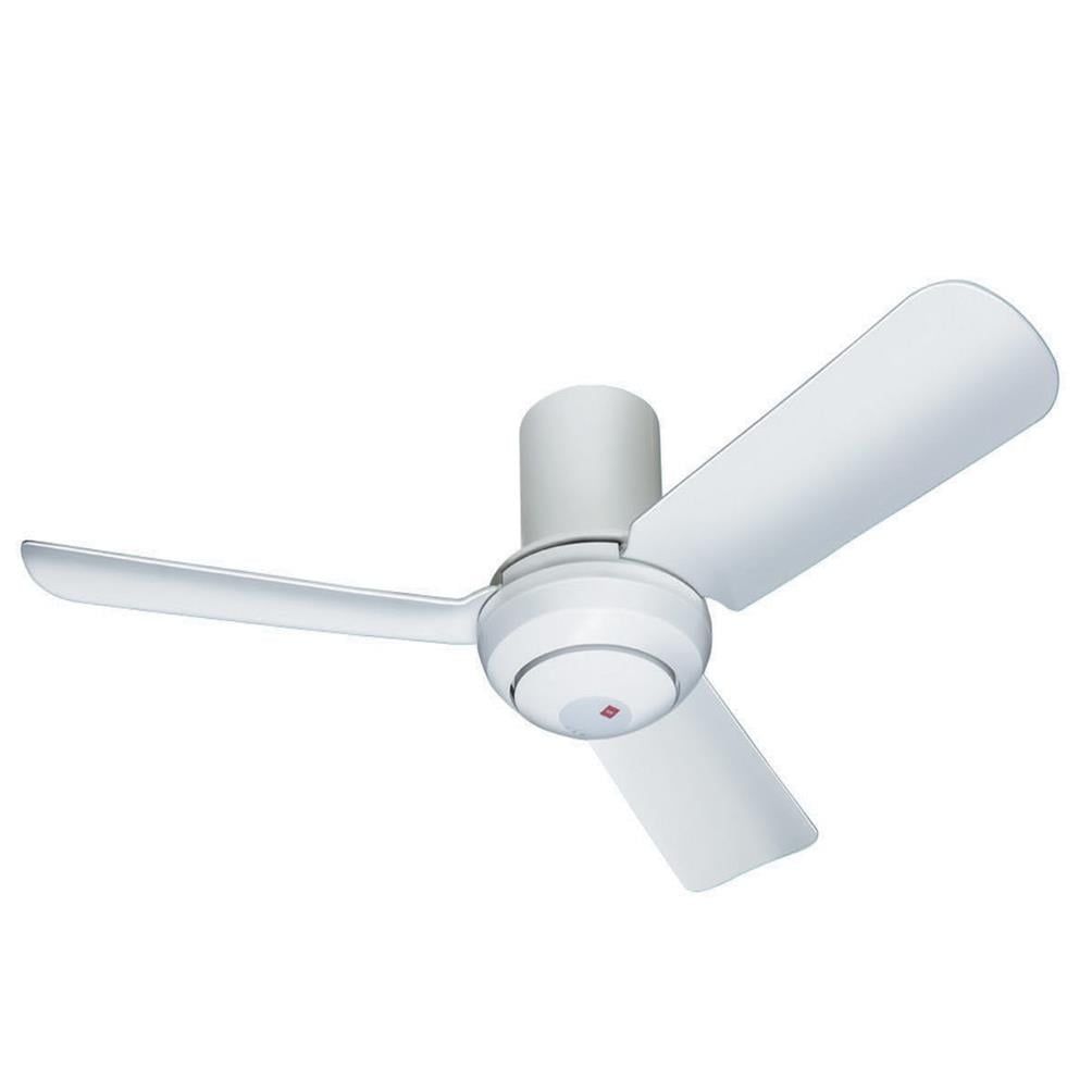 Quạt trần 3 cánh KDK M11SU Trắng / Xám - Remote (Ti ngắn 14 cm, sải cánh 1.1m)