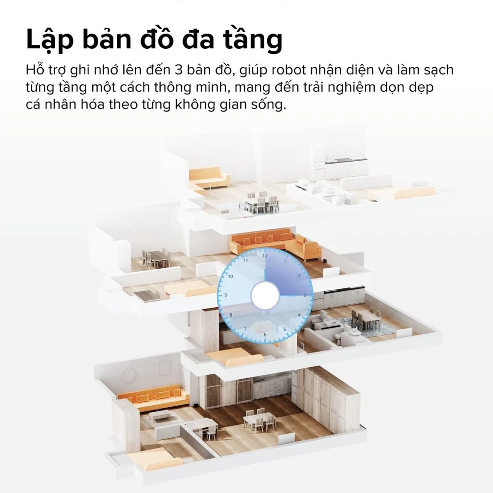 Robot hút bụi lau nhà Roborock Q10VF (Q10VF52-00) Đen
