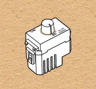 Hạt chiết áp quạt 400VA Sino S18CC400VX dạng mô-đun màu trắng