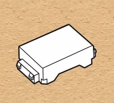Phím che trơn Sino S18CCX dạng mô-đun dòng S18CC màu trắng