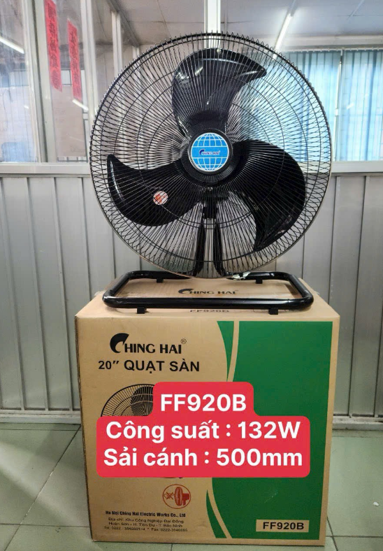 Quạt sàn công nghiệp ChingHai FF920B - 132W