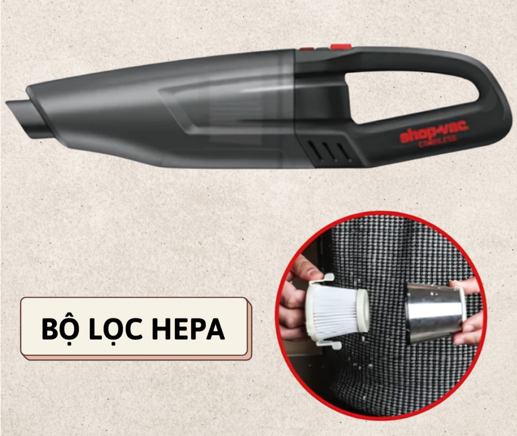Máy Hút Bụi Cầm Tay Shop-Vac SV5430021 - Dùng Pin - 120W
