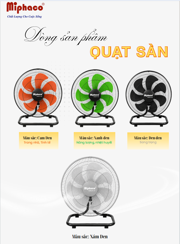 Quạt sàn Miphaco S42 - 68W