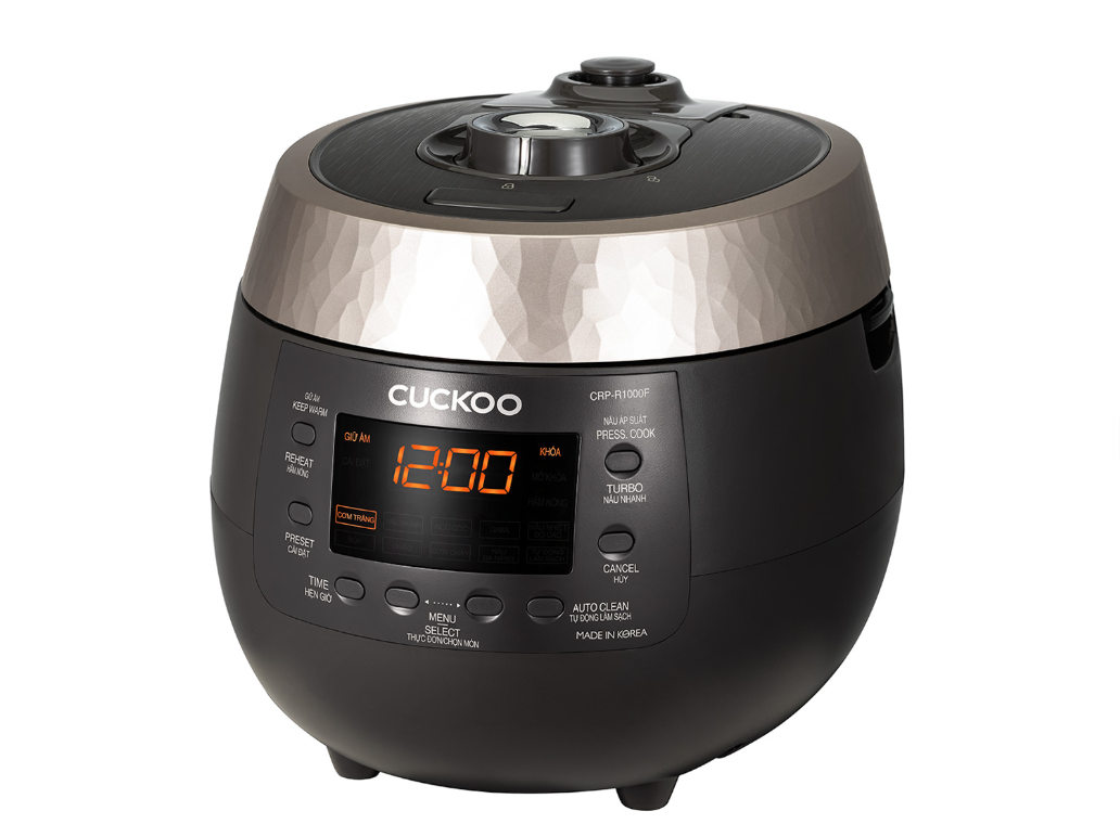 Nồi cơm điện tử áp suất Cuckoo CRP-R1000F/BKGBCRVNCV 1.8L