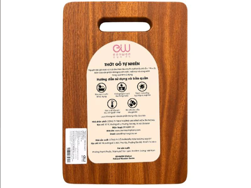 Thớt Gỗ Chữ Nhật Eonwon TH-EW103 (19 x 28cm)