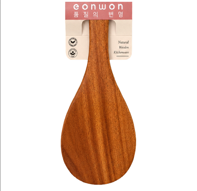 Vá cơm thẳng gỗ xà cừ Eonwon 20cm VA-EW202
