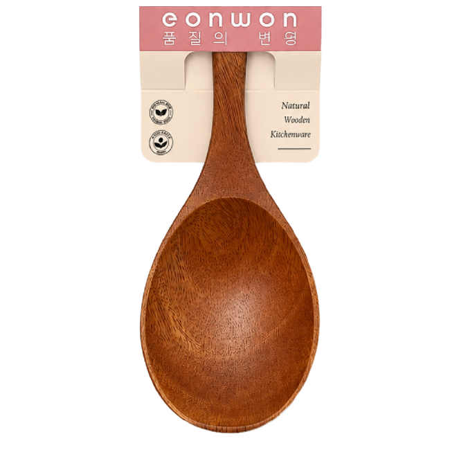 Vá soup trung gỗ xà cừ Eonwon 23cm VA-EW203