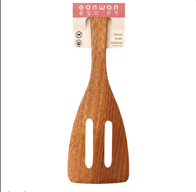 Sạn xào lỗ gỗ xà cừ Eonwon 28cm VA-EW201