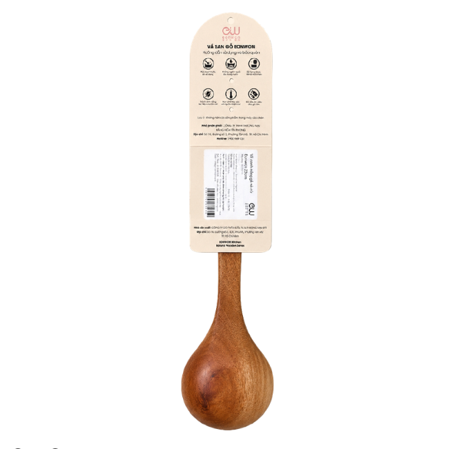 Vá canh tròn gỗ xà cừ Eonwon 30cm VA-EW204