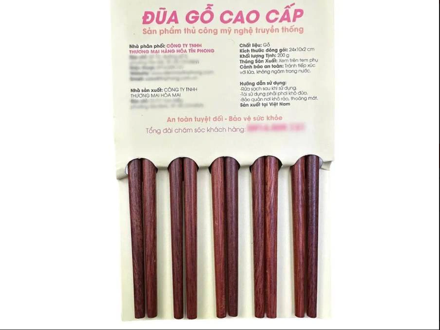 Bộ 10 đũa gỗ Eonwon cao cấp EW-002
