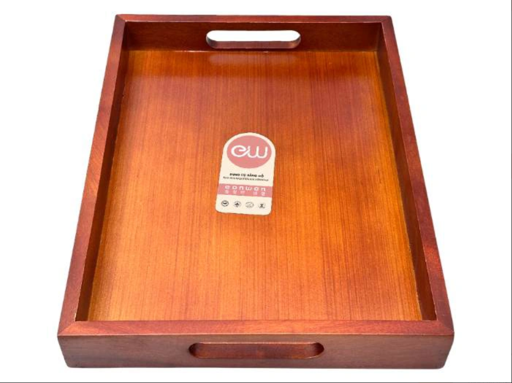 Khay trà gỗ chữ nhật Eonwon DC-EW304 (23x30cm)