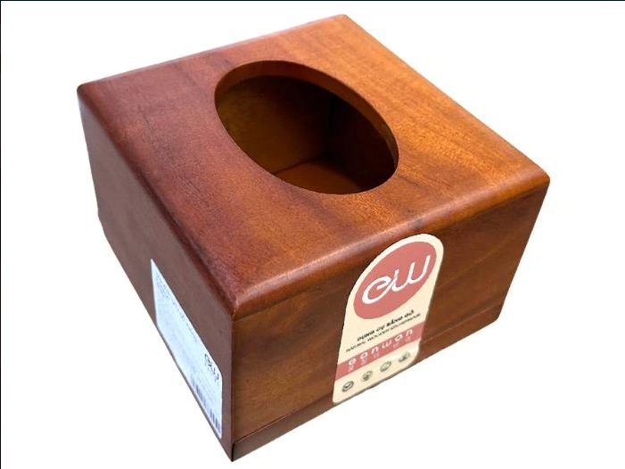 Hộp khăn giấy gỗ vuông Eonwon DC-EW305