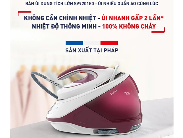Bàn ủi hơi nước chuyên dụng Tefal SV9201E0
