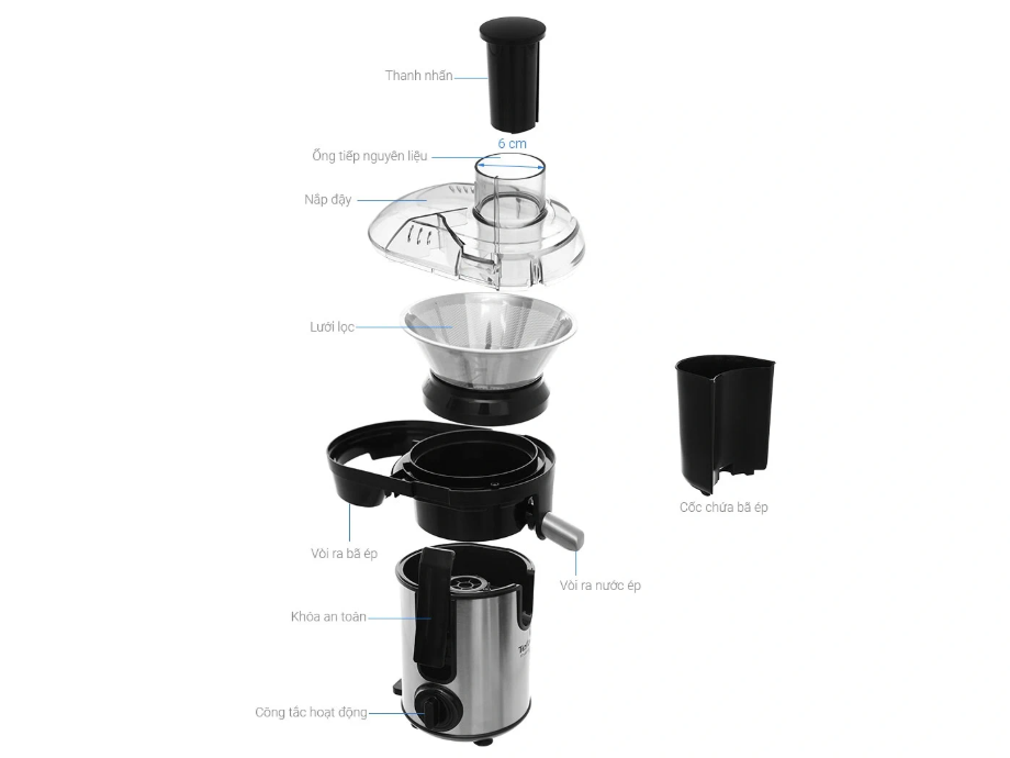 Máy ép trái cây Tefal ZE420D38