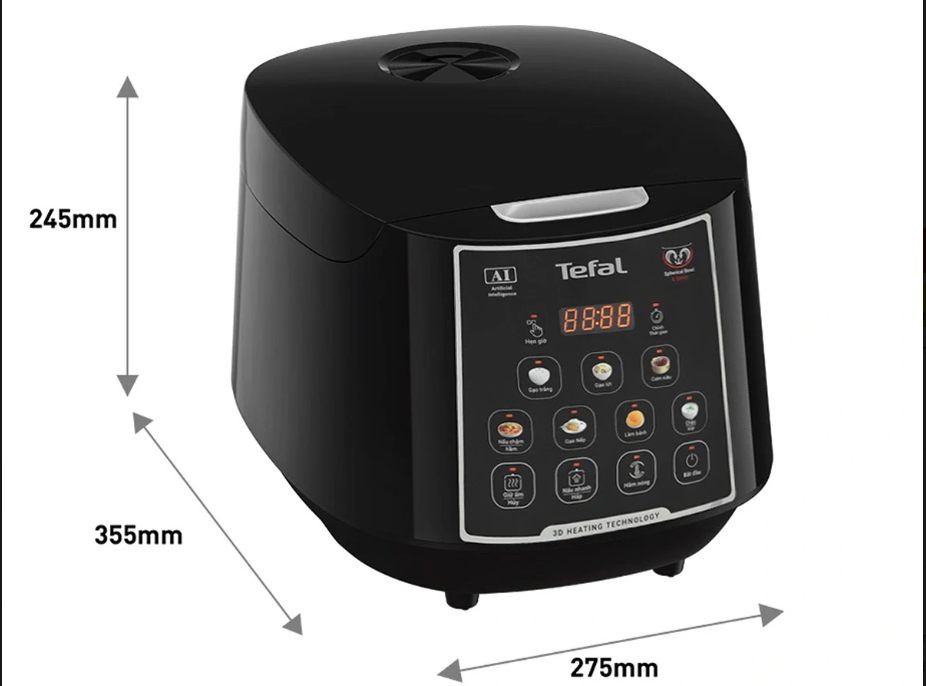 Nồi cơm điện tử Tefal RK737868 1.8L