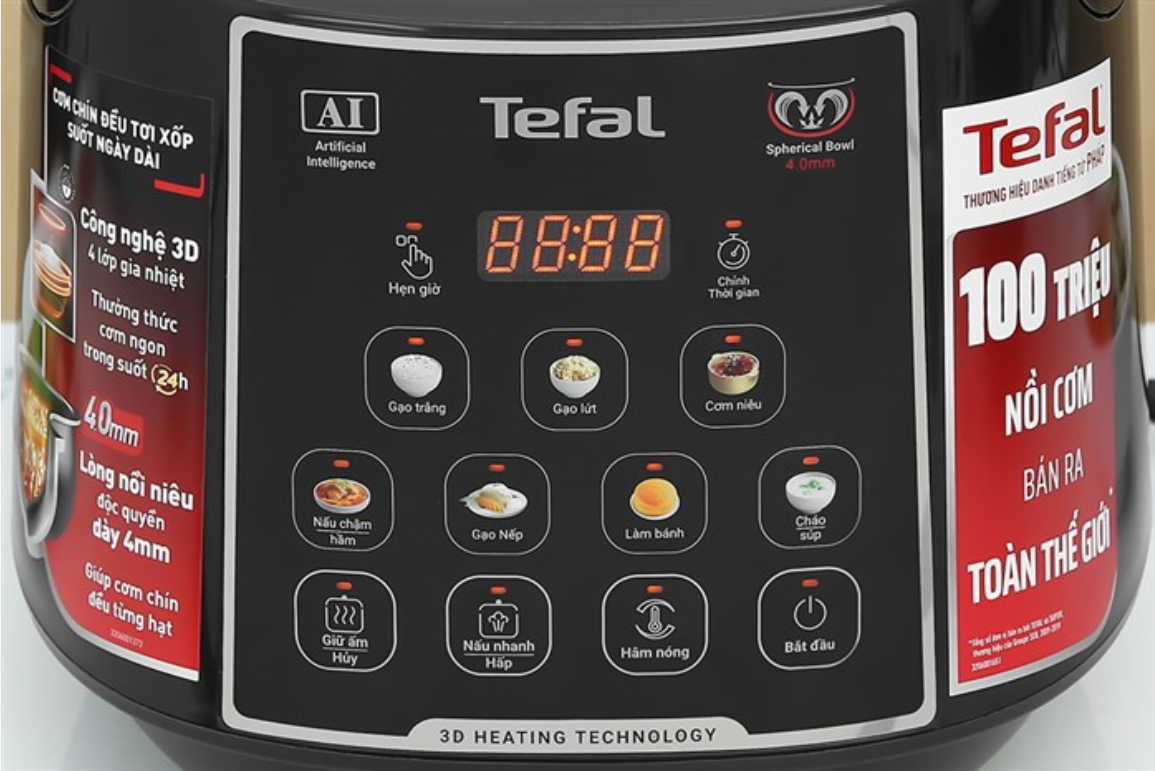 Nồi cơm điện tử Tefal RK737868 1.8L