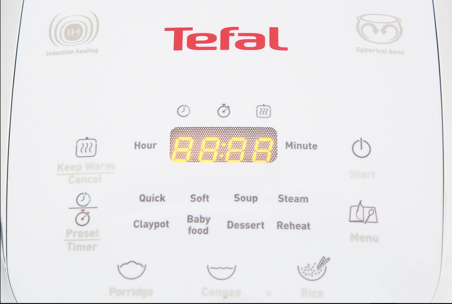 Nồi cơm điện tử cao tần niêu Tefal RK604165 - 0.7 lít