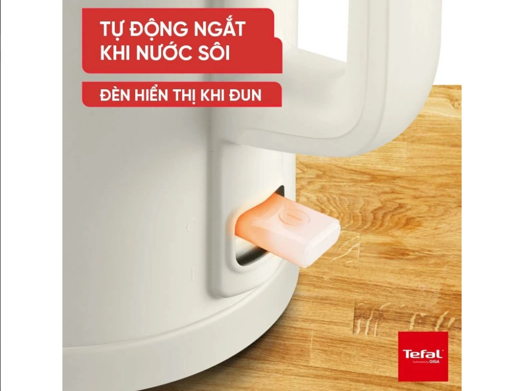 Ấm siêu tốc Tefal KO140AE0 Trắng / KO1408E0 Đen
