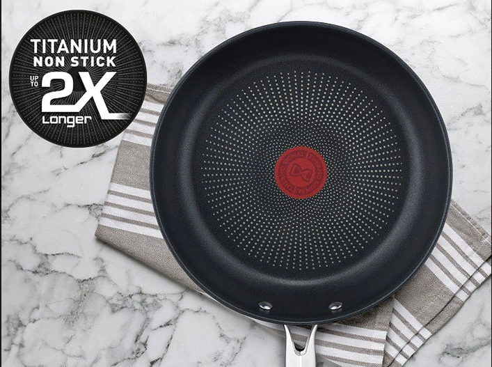 Chảo chiên inox Tefal Duetto Plus 24cm G7320434/ 26cm G7320524 / G7320634 - 28cm