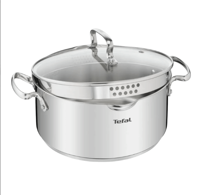 Bộ 5 nồi inox Tefal Duetto Plus G719SA55 (quánh 16cm, nồi 18/20/22/24cm)
