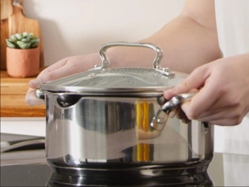Nồi inox nắp kính Tefal Duetto Plus 22cm (G7197955/G7197956)/ 24cm (G7194655/G7194656) /28cm (G7196455/G7196456)