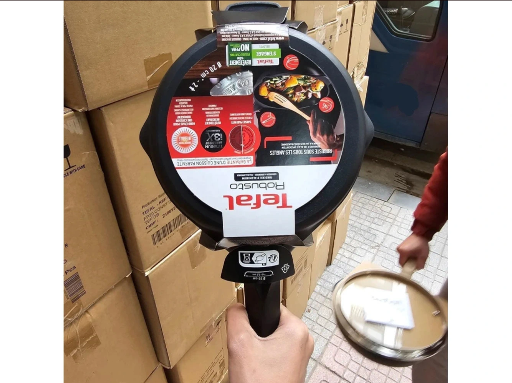 Chảo đúc chống dính Tefal Robusto 20cm E2490244/ 22cm E249034 / 24cm E2490444 / 26cm E2494044