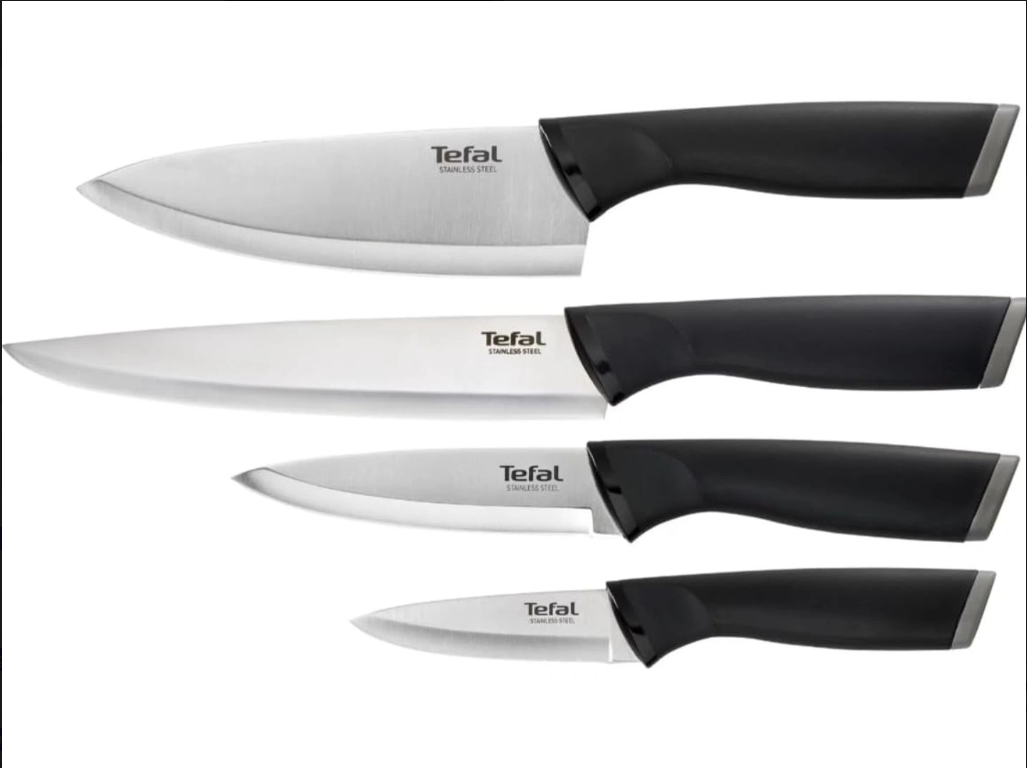 Bộ dao làm bếp 4 món Tefal Comfort K221S475 - 9cm, 12cm, 15cm, 20cm