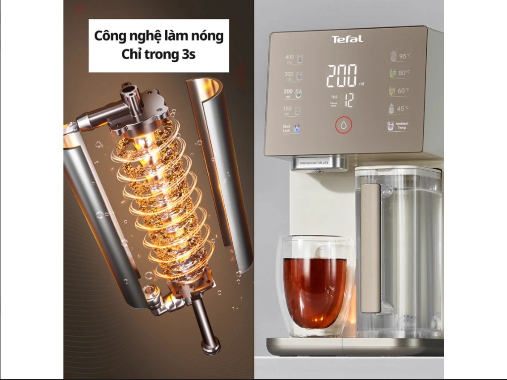 Máy lọc nước đa năng Tefal Pure Water Compact BR453AY0