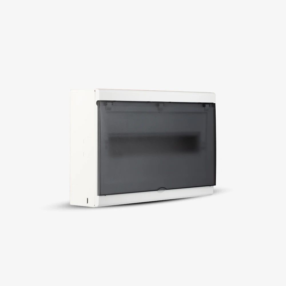 Tủ aptomat nổi tường kim loại Rạng Đông TAT02-18 tối đa 18 module 18mm