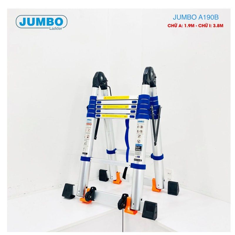 Thang nhôm rút đôi Jumbo. Model: A190B
