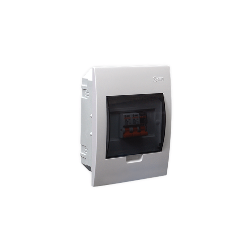 Tủ nhựa âm tường Sino E4FC3/6SA 3-6 module mặt bóng