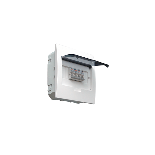 Tủ nhựa âm tường Sino E4FC4/8SA 4-8 module mặt bóng