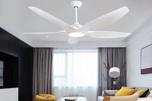 Quạt trần đèn 60ZSM-1309 WH/M  Trắng và Nâu - 1520mm