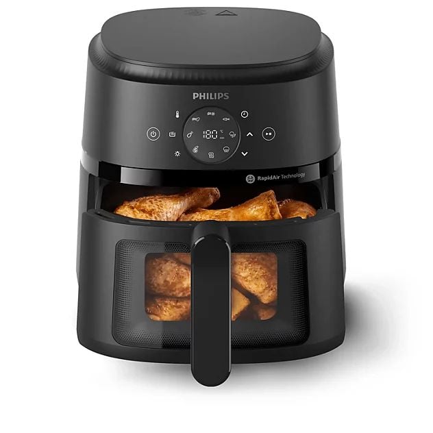 Nồi chiên không dầu Philips Series 2000 NA220/00 4.2L, công suất 1500W, cửa sổ trong suốt
