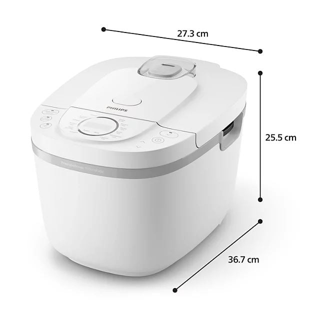 Nồi cơm điện tử Philips HD4717/30 1.8L, công suất 936W, 15 chế độ nấu