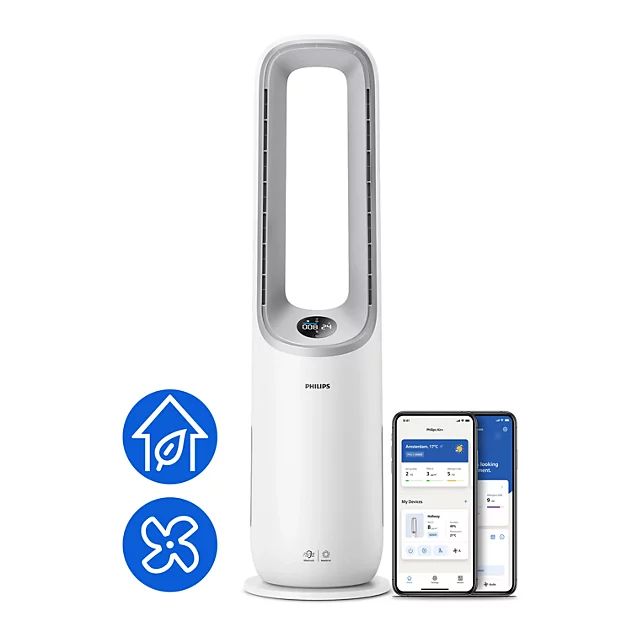 Máy lọc không khí kiêm quạt Philips AMF765/30 tốc độ lọc 270 m³/h
