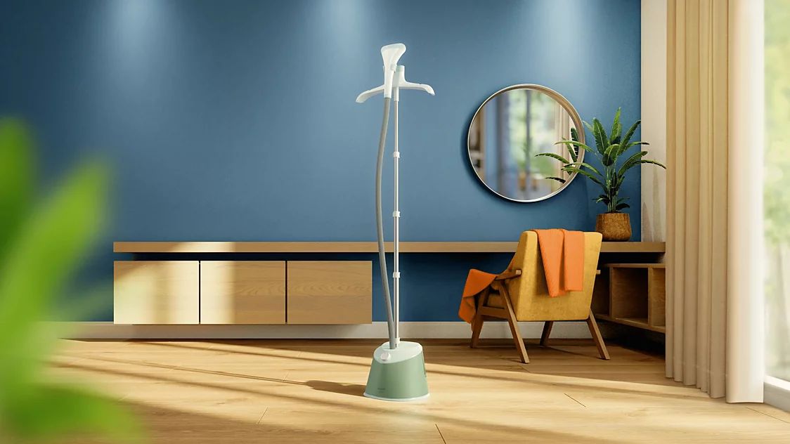 Bàn ủi hơi nước đứng Philips STE1011/70 1600W, bình nước 1.8L, nặng 2.72kg