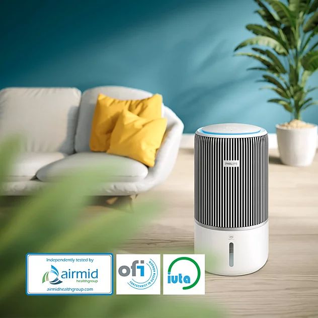 Máy lọc không khí kiêm tạo ẩm Philips AC3420/10 CADR 300m³/h tạo ẩm 650ml/h