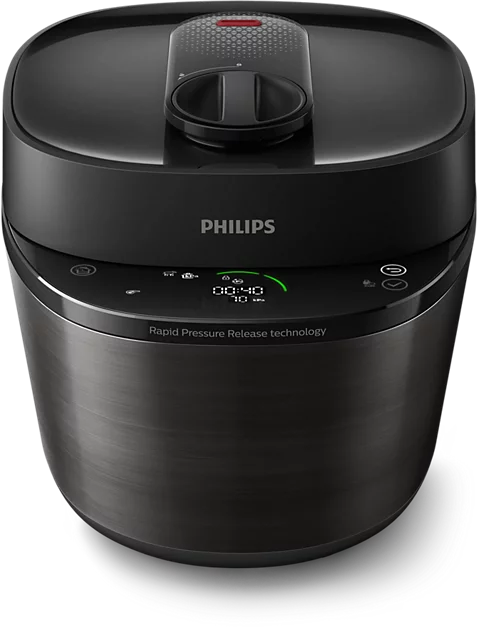 Nồi áp suất điện đa năng Philips HD2151/66 5L, lòng nồi chống dính Whitford, xả áp tự động