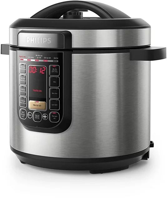 Nồi áp suất điện đa năng Philips HD2237/66 6L, công suất 1415W, 15 chế độ nấu