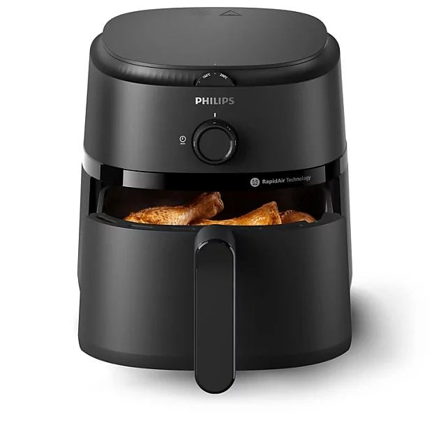 Nồi chiên không dầu Philips Series 1000 NA120/00 4.2L, công suất 1500W, núm xoay cơ