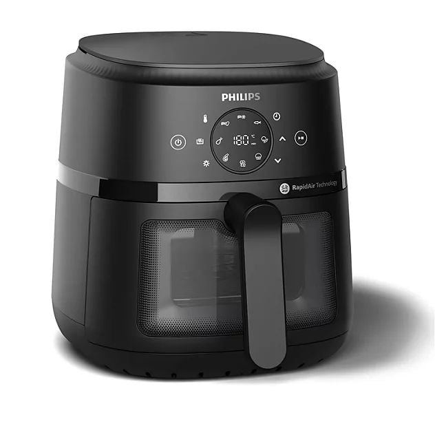 Nồi chiên không dầu Philips Series 2000 NA220/00 4.2L, công suất 1500W, cửa sổ trong suốt