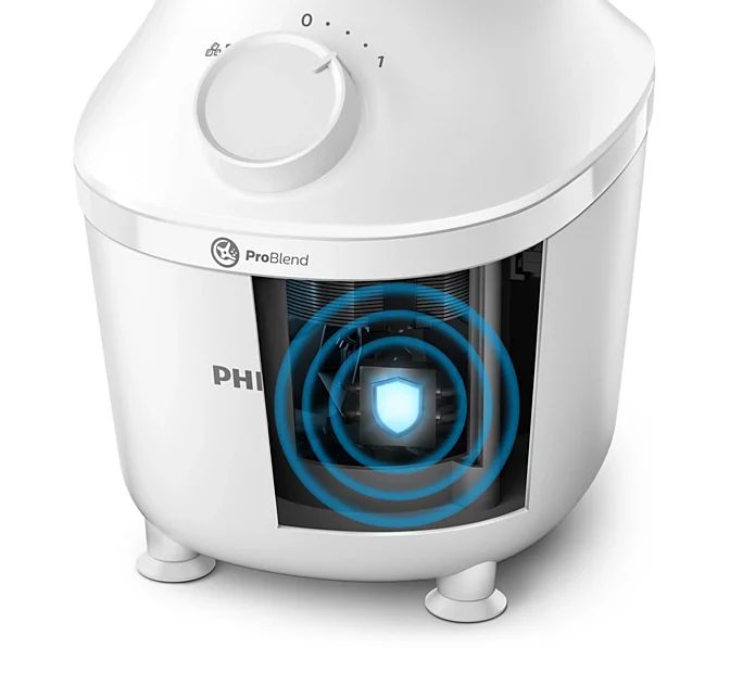 Máy xay sinh tố Philips HR2041/30 450W, bộ 3 cối gồm 1 cối lớn 1L và 2 cối nhỏ 0.2L