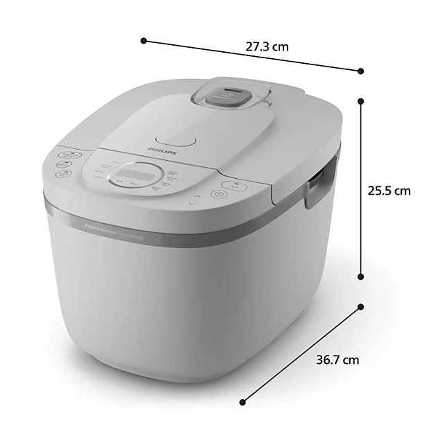 Nồi cơm điện tử Philips HD4719/32 1.8L, công suất 936W, công nghệ FreshDefense