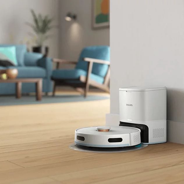 Robot hút bụi lau nhà Philips XU2100/25 lực hút 6000Pa điều hướng Laser LDS