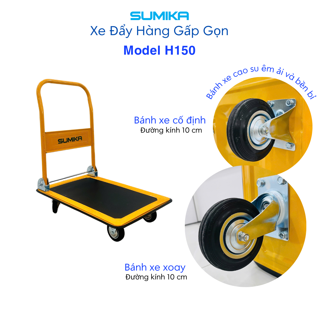 Xe Đẩy Hàng Gấp Gọn SUMIKA H150