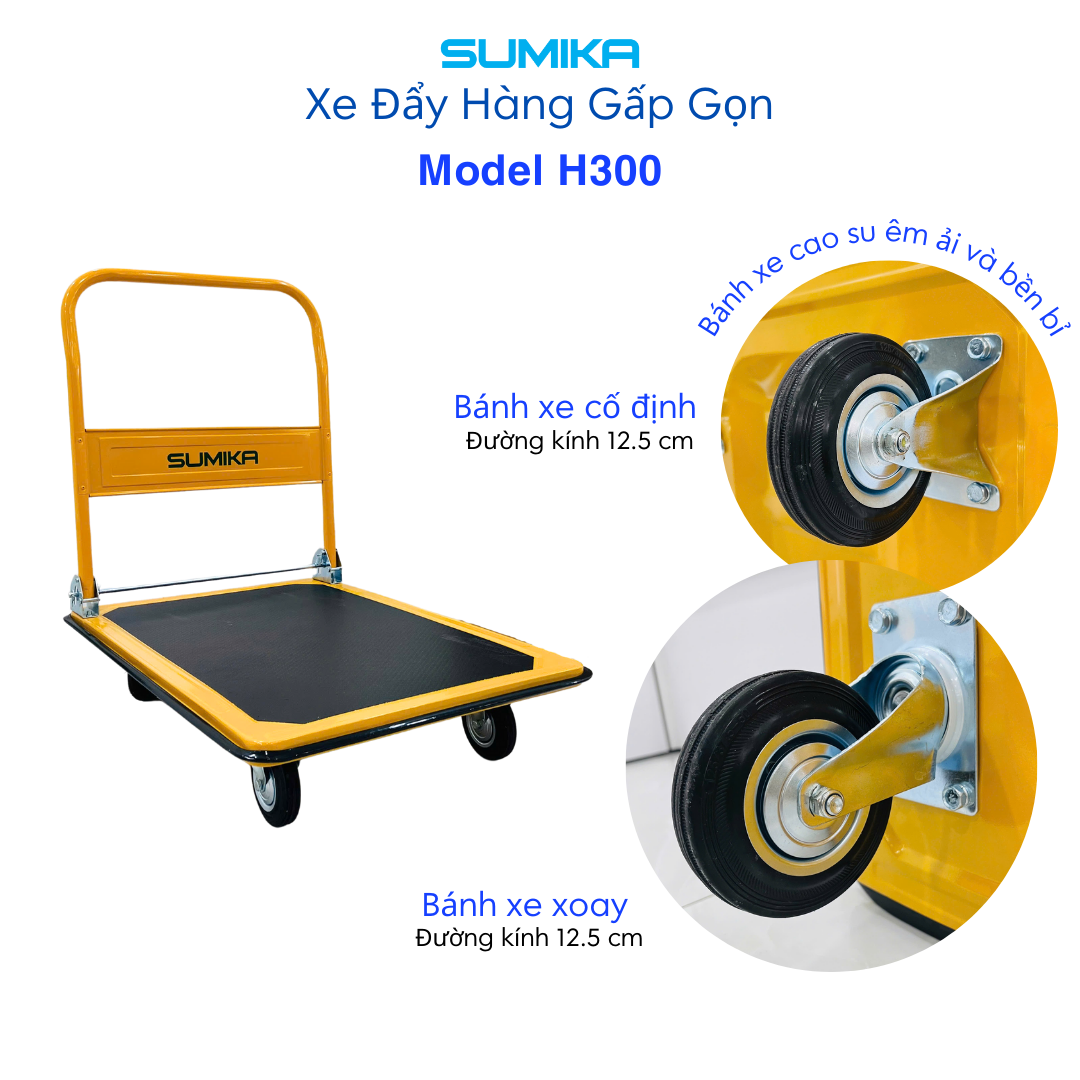 Xe Đẩy Hàng Gấp Gọn SUMIKA H300