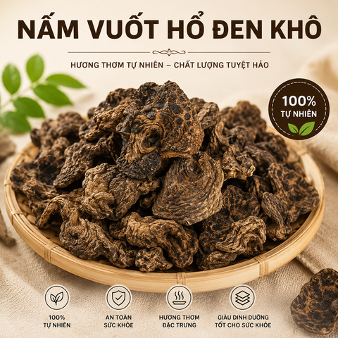  Nấm Vuốt Hổ Đen - Sarcodon Aspratus - Sấy khô - LH:0915179900 