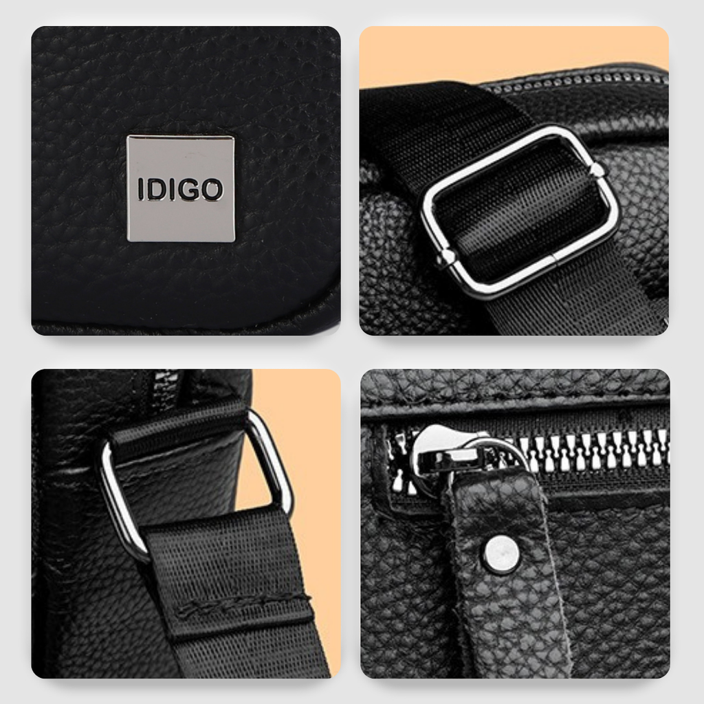 Túi đeo chéo nam da thật cao cấp, túi da công sở nam nhiều ngăn tiện lợi MB1 - 5064