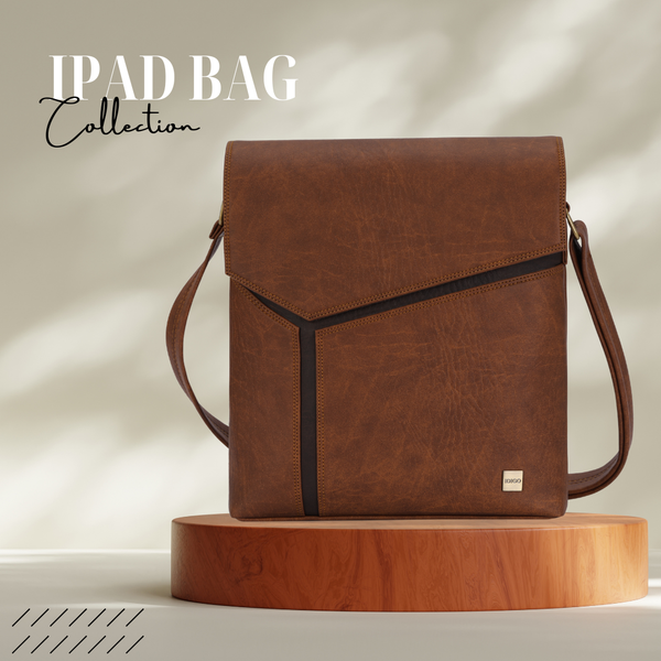 Túi đeo chéo nam nữ nắp gập vạt chéo IDIGO MB2 - 3398, túi công sở dáng chữ nhật đựng IPAD 7.9 inch hình đại diện